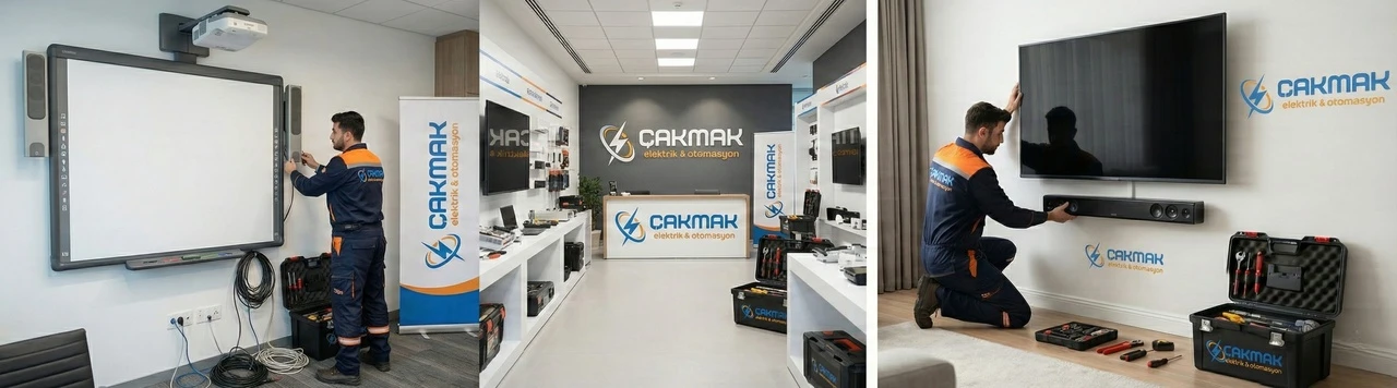 Kocaeli İzmit TV Montajı, Projeksiyon Kurulumu ve Elektronik Cihaz Bağlantısı