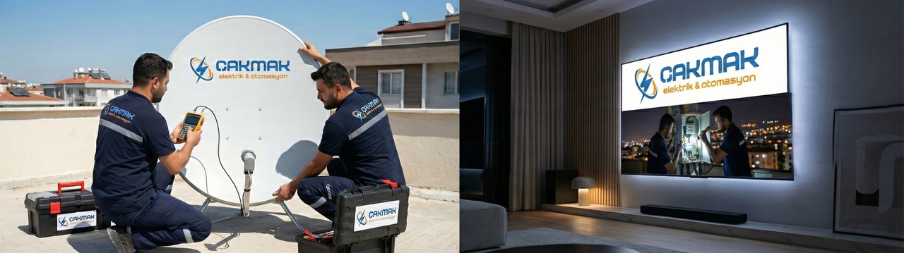 Merkezi Uydu Çanak Anten Montajı ve Sinyal Ayarı İzmit