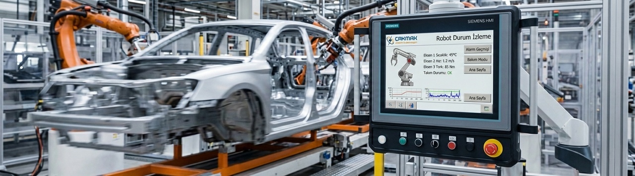 Endüstriyel HMI Dokunmatik Panel Tasarımı ve Programlama İzmit