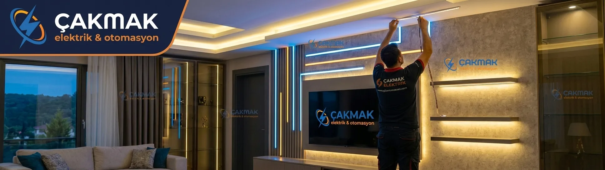 Kartepe Yahyakaptan Gizli Işık Şerit LED Dekorasyon Aydınlatma