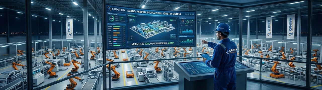 Fabrika SCADA Enerji İzleme ve Veri Toplama Sistemi Kocaeli