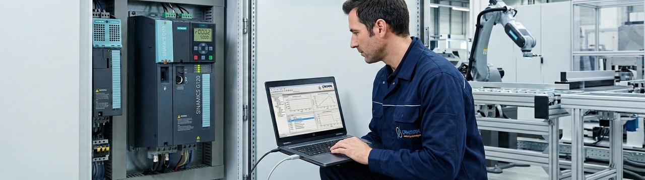 Siemens Sinamics Hız Kontrol Cihazı Sürücü Parametre Ayarı