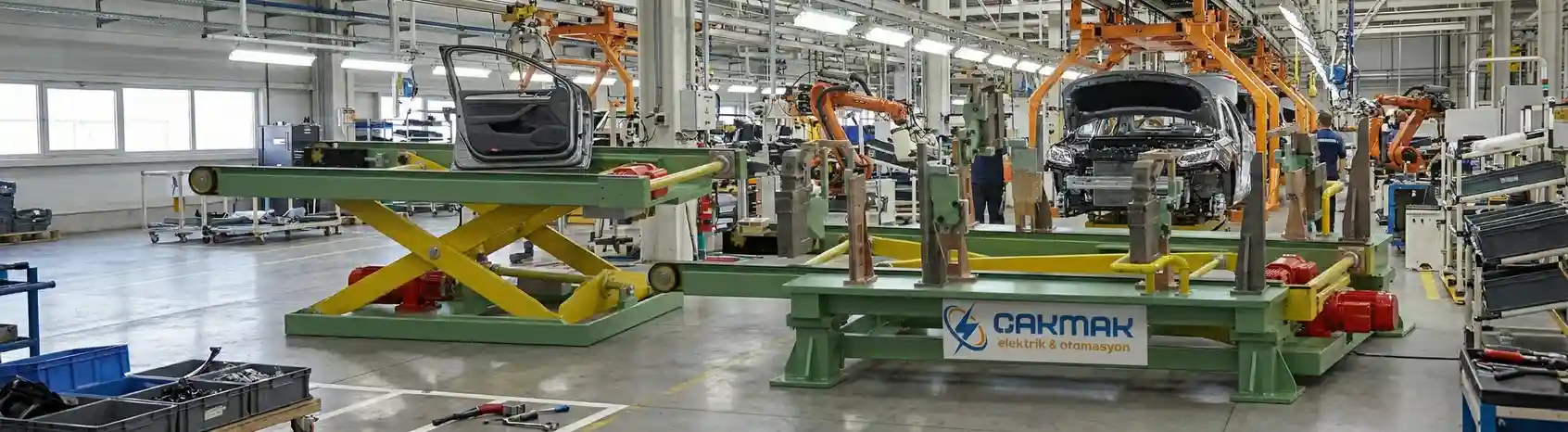 Kocaeli Fabrika Konveyör Bant Sistemleri ve Montaj Fikstürü Otomasyonu